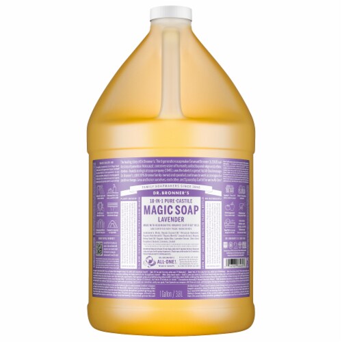 Dr. Bronner's Lavender Castile Liquid Soap Perspective: front