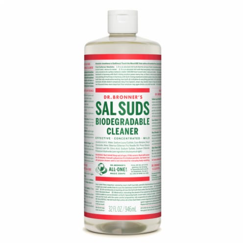 Dr. Broner's Sal Suds Biodegradable Liquid Cleaner Perspective: front