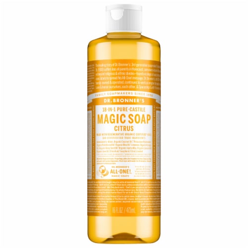 Dr. Bronner's Citrus Pure-Castile Soap Perspective: front