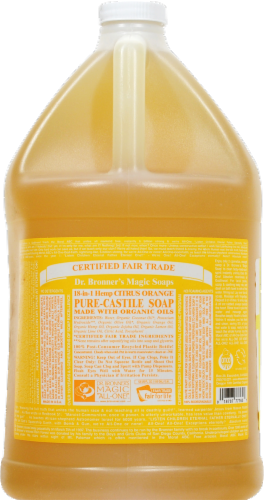 Dr. Bronners Castile Og3 Citrus Liquid Soap Perspective: front