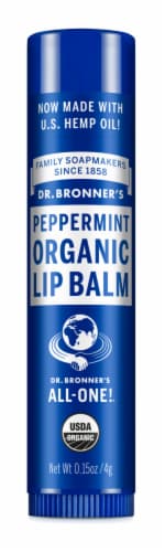 Dr. Bronner's Magic Peppermint Lip Balm Perspective: front