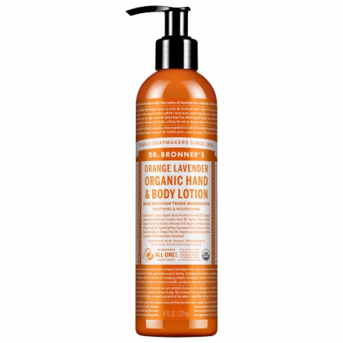 Arthur betyder væbner Dr. Bronner's Organic Orange Lavender Lotion, 8 fl oz - Metro Market