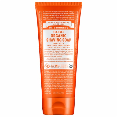 Dr. Bonner's Tea Tree Shave Gel Perspective: front