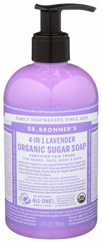 Dr. Bronner's 4-in-1 Lavender Organic Sugar Soap Perspective: front