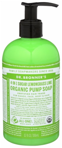 Dr. Bronner's Organic Hand & Body Shikakai Soap Perspective: front