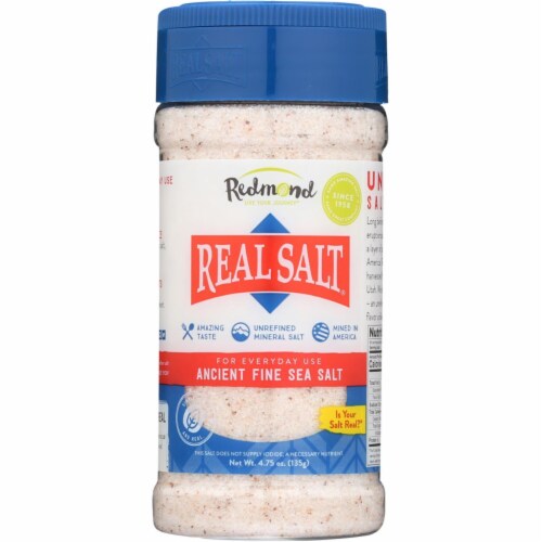 Redmond Real Salt® Fine Salt, 4.75 oz Kroger