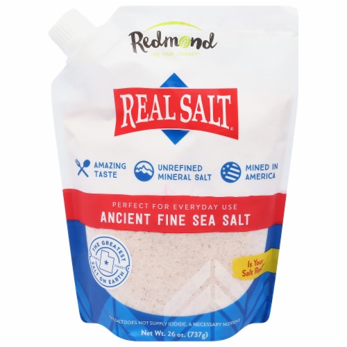 Real Salt Nature's First Fine Sea Salt, 26 oz - King Soopers