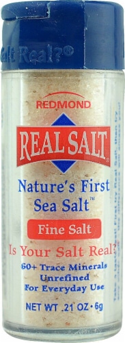 Redmond Real Salt Nature's First Sea Salt Pocket Shaker Perspective: front