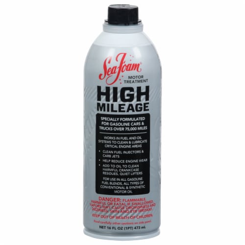 Sea Foam Motor Treatment High Mileage Perspective: front