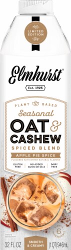 Elmhurst® Oat & Cashew Apple Pie Spice Blend Perspective: front
