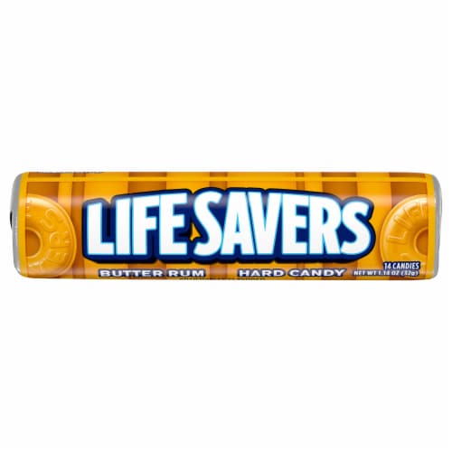 Life Savers Butter Rum Hard Candy Perspective: front