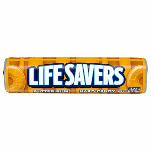 Life Savers Butter Rum Hard Candy Perspective: front