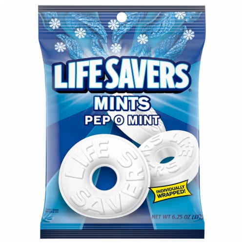 Life Savers® Pep O Mint Breath Mints Hard Candy Perspective: front