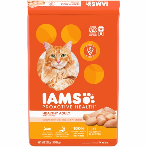 IAMS™ Proactive Health Healthy Adult with Chicken Dry Cat Food Perspective: front