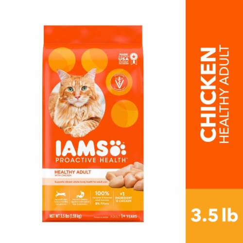 IAMS™ PROACTIVE HEALTH™ Healthy Adult with Chicken Adult Dry Cat Food Perspective: front