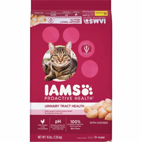 Iams 16# Urnry Chkn Cat Food 109109 Perspective: front