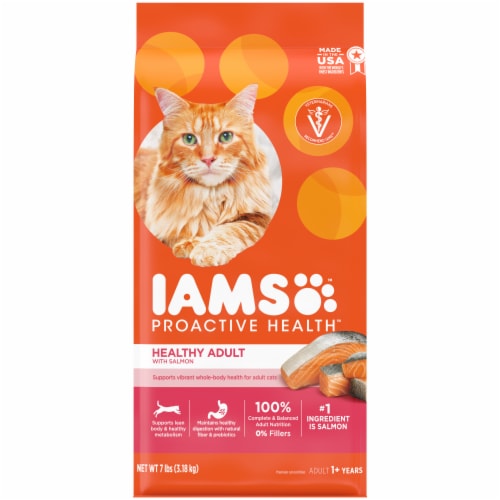 IAMS™ Proactive Health™ Salmon Adult Dry Cat Food Perspective: front