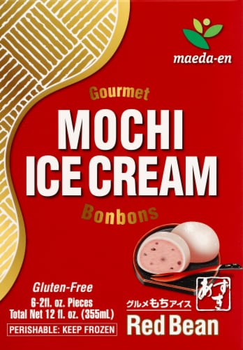 Maeda-en Mochi Red Bean Ice Cream Perspective: front