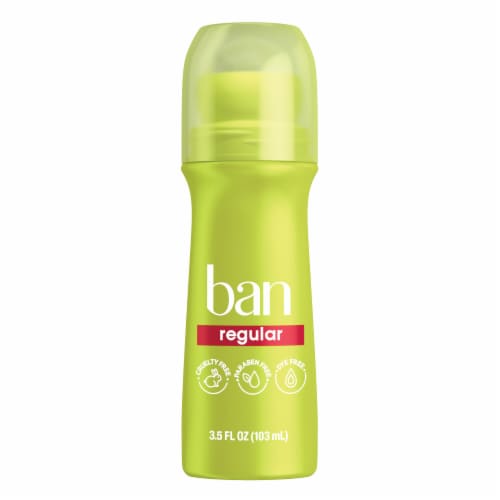 Ban Regular Roll-On Antiperspirant and Deodorant Perspective: front