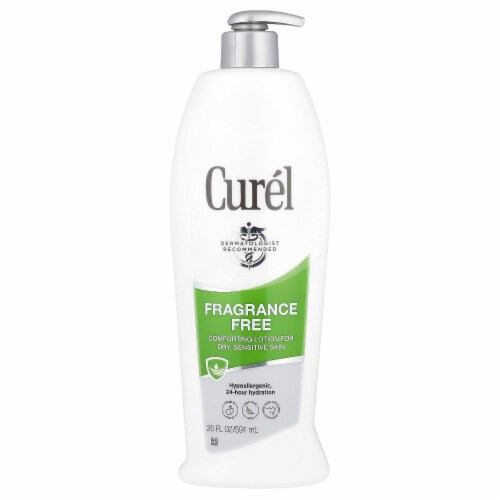 Curel fragrance free comforting lotion for dry sensitive skin 20 fl