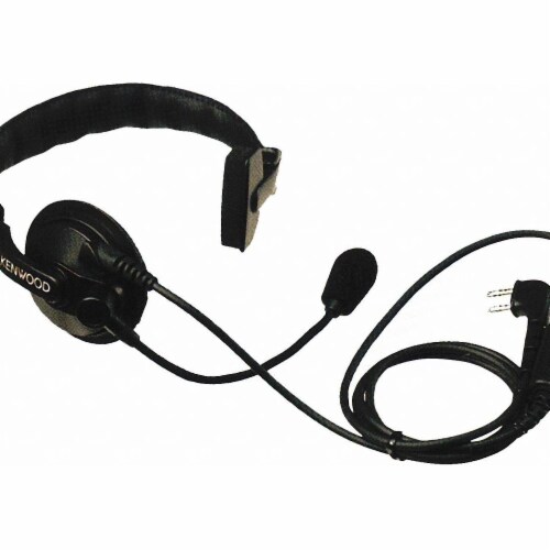 Kenwood Headset,Over the Head,On Ear,Black  KHS-7A Perspective: front