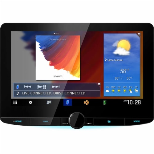 Kenwood DMX1037 10.1 inch HD Digital Multimedia Receiver Perspective: front