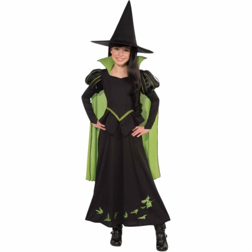 Morris Costumes RU886489LG Wizard Oz Wicked Witch Child Costume, Large Perspective: front