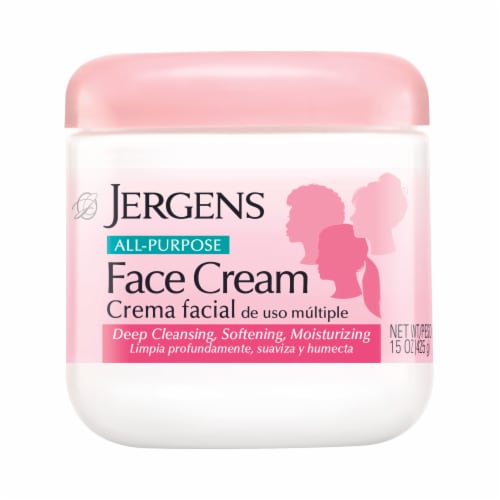 Jergens All Purpose Face Cream Cleansing Facial Cream Perspective: front