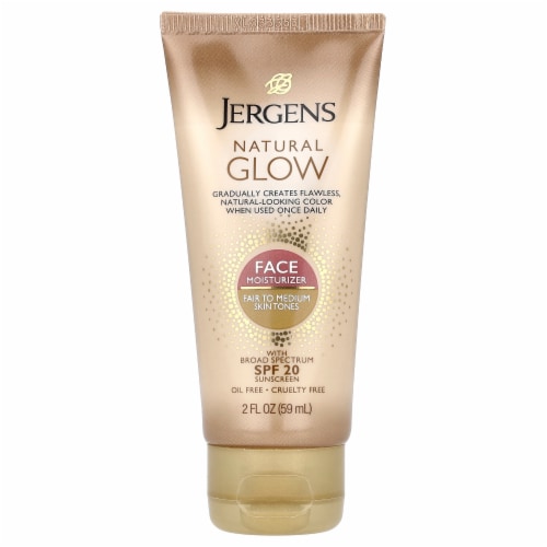 Jergens Natural Glow Fair to Medium SPF 20 Daily Moisturizer Perspective: front