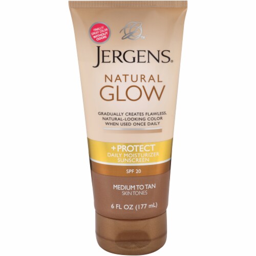 Jergens Natural Glow and Protect Medium to Tan Lotion, 6 Fl Oz Ralphs