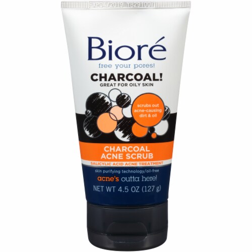 Biore Charcoal Acne Scrub 4.5 oz Kroger