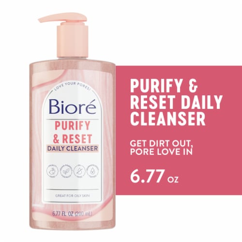 Biore Purify & Reset Face Wash Perspective: front