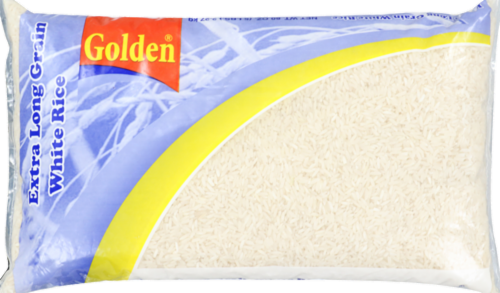 Golden Extra Long Grain White Rice Perspective: front
