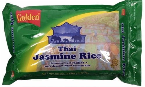 Golden Thai Jasmine Rice Perspective: front