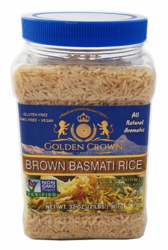 Golden Crown Brown Basmati Rice Perspective: front