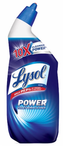 Lysol Power Toilet Bowl Cleaner Atlantic Fresh Perspective: front