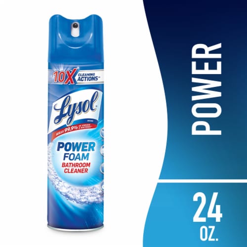 Lysol® Power Foam Bathroom Cleaner, 24 oz - Kroger