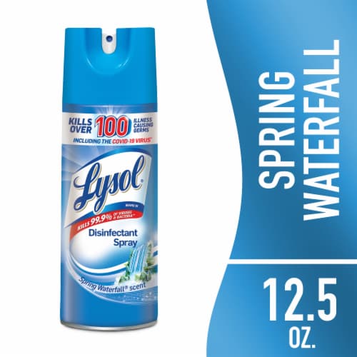 Lysol® Odor Eliminator Spring Waterfall Disinfectant Spray Perspective: front