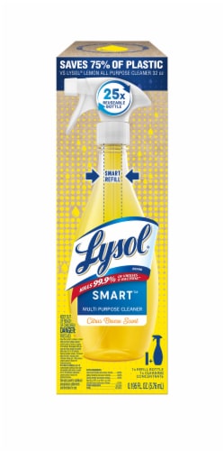 Lysol® Smart Citrus Breeze Scent Multi Purpose Cleaner Kit Perspective: front