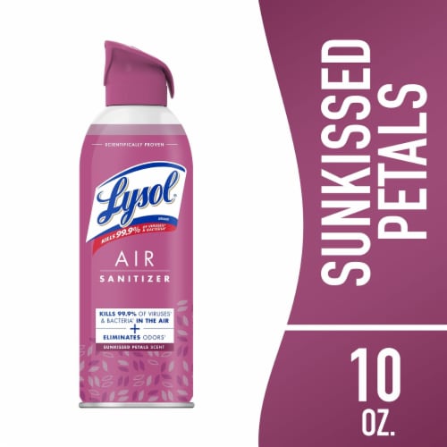 Lysol® Sunkissed Petals Scent Air Sanitizer Perspective: front