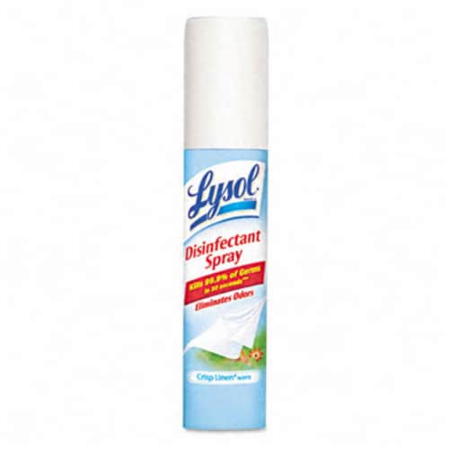 Lysol® To Go Crisp Linen Disinfectant Spray Perspective: front