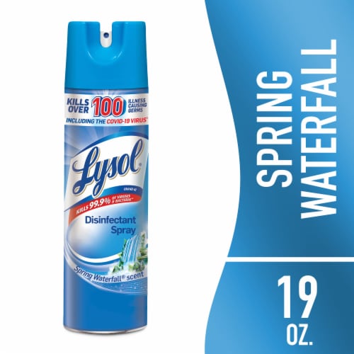 Lysol® Spring Waterfall Disinfectant Spray Perspective: front