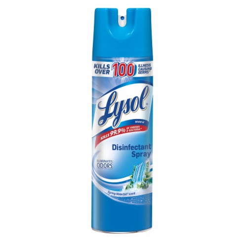 Lysol Disinfectant Spray Spring Waterfall Perspective: front