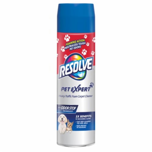 Resolve Pet Expert High Traffic Carpet Foam Cleaner Perspective: front