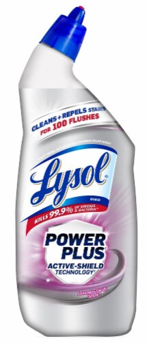 Lysol Power Plus Lavender Fields Toilet Bowl Cleaner Perspective: front
