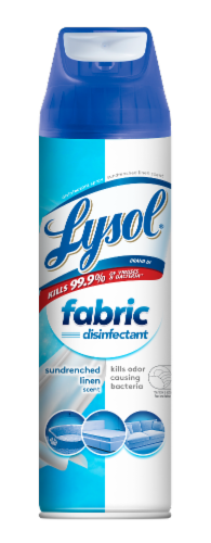 Lysol® Sundrenched Linen Fabric Disinfectant Spray Perspective: front