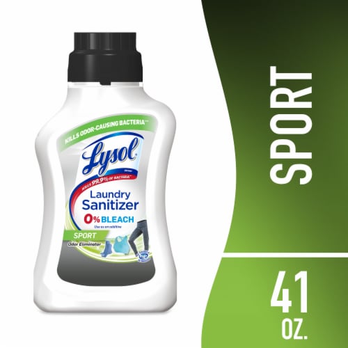 Lysol Sport Laundry Sanitizer Perspective: front