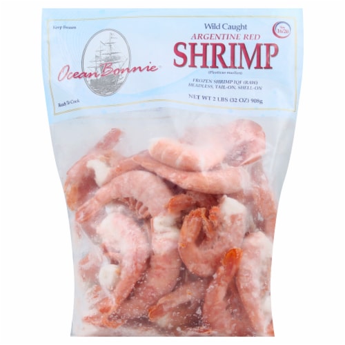 Ocean Bonnie Frozen Wild Caught Argentina 16/20 CT Raw Shrimp