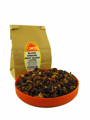 Marshalls Creek Spices LOOSE LEAF TEA Blood Orange Fruit Blend (caffeine free)  4 oz Perspective: front