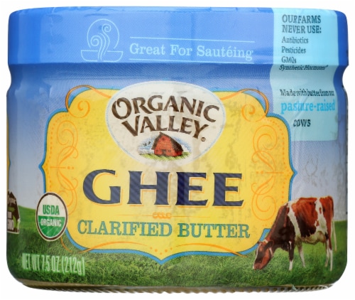 Organic Valley Ghee Clarified Butter Perspective: front